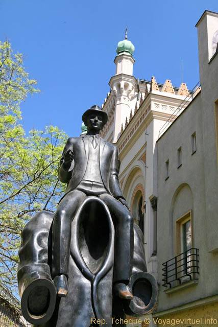 Statue Monsieur K, Josefov - Prague, République Tchèque