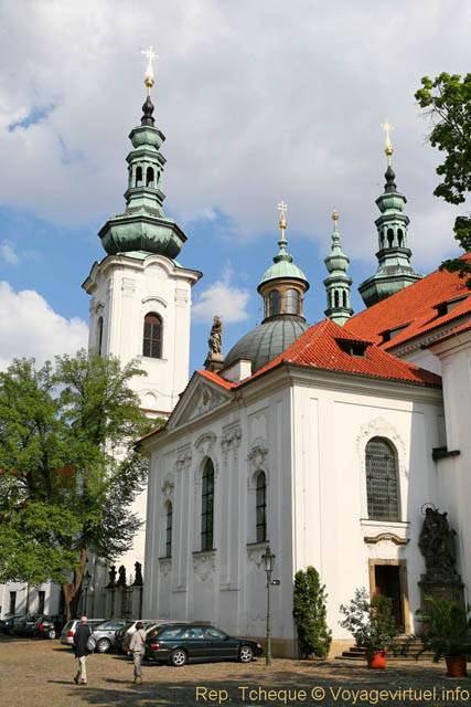 Les clochers du Monastère Strahov (Strahovský klášter) - Prague, République Tchèque