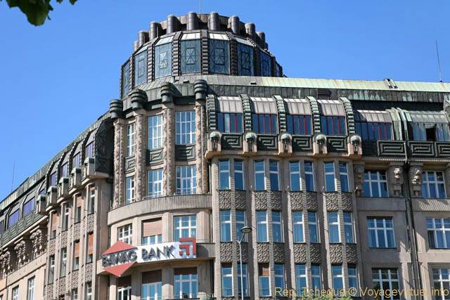 Immeuble de la Bawag Bank, Vaclavske Namesti - Prague, République Tchèque