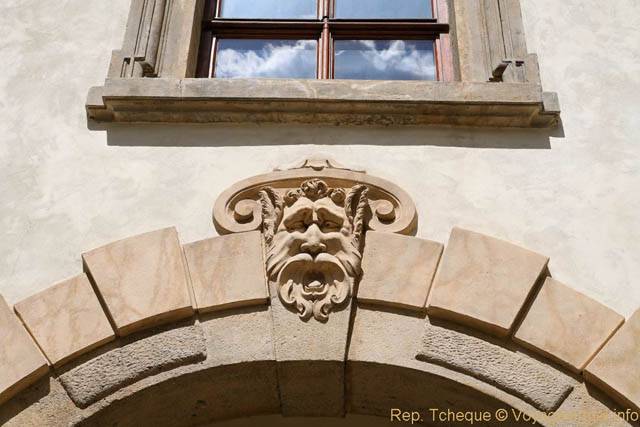 Gueule de pierre, Palais Wallenstein, Parlament Letenska - Prague, République Tchèque