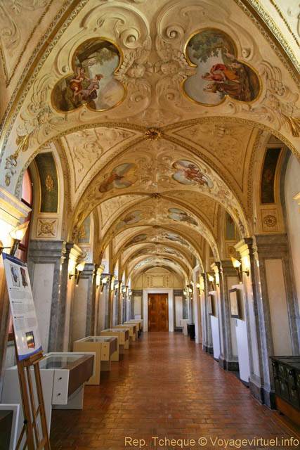 Le couloir mythologique, Palais Wallenstein - Prague, République Tchèque