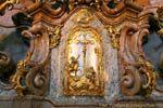 Gros plan sur un tabernacle, Église Saint-Nicolas (Kostel sv. Mikuláše), Malá Strana, Prague, République Tchèque.