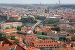 Un panorama différent sur la ville depuis Saint Guy, Prague, République Tchèque.