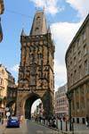La Tour de la Poudrière (Prašná brána), Prague, République Tchèque.