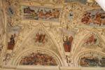 Fresques représentant la guerre de Troie par Baccio di Bianco, plafond de la Sala Terrena, Palais Wallenstein, Prague, République Tchèque.