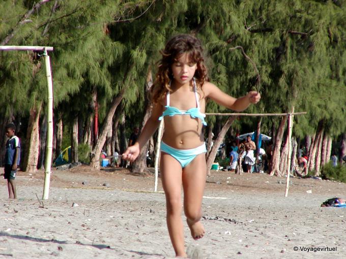 Enfant réunionnaise, Saint-Leu - La Réunion