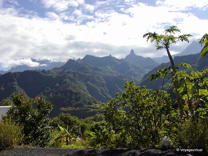 Depuis les hauteurs des palmistes - La Réunion