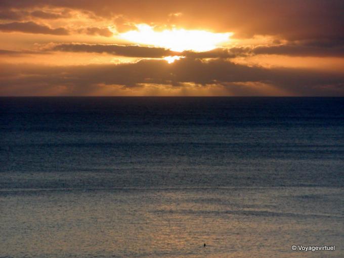 Coucher de soleil, St Leu - La Réunion