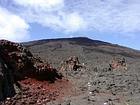 Le site du piton de la Fournaise et son sentier de randonnée, La Réunion.