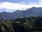 Partie sud du massif du Piton des Neiges, dans la région de Cilaos, La Réunion.