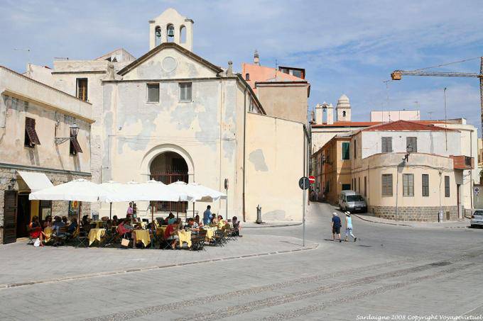Chiesa del Carmelo, Alghero, bastioni Cristoforo Colombo - Sardaigne