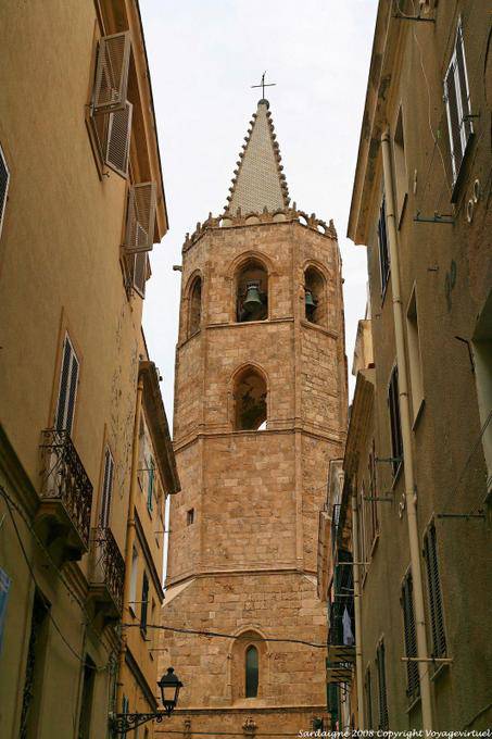 Alghero, le campanile de la Cathédrale - Sardaigne