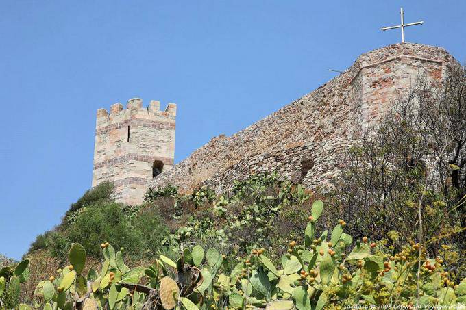 Bosa, le château Malaspina - Sardaigne