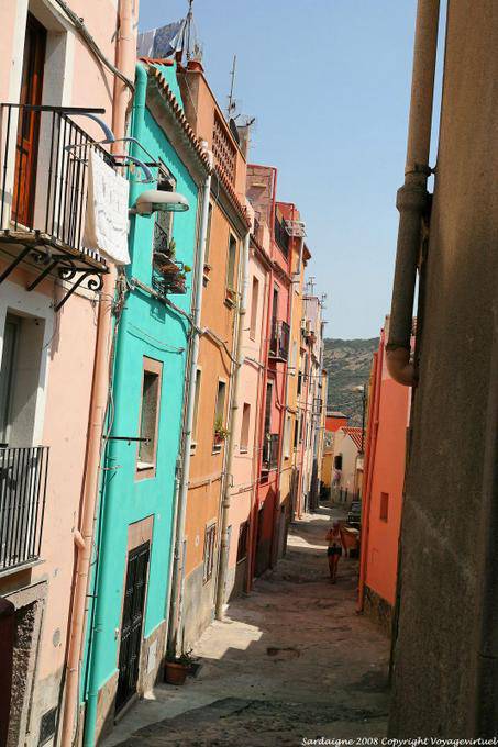 Bosa, via Malaspina - Sardaigne