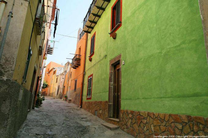 Bosa, via San Ignazio - Sardaigne