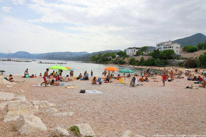 Calagonone, la plage, Dorgali, Mer Tyrrhénienne - Sardaigne