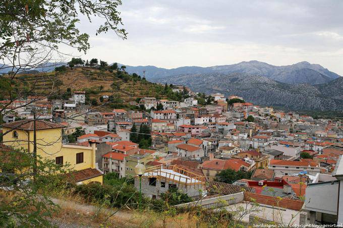 Dorgali, vue générale - Sardaigne