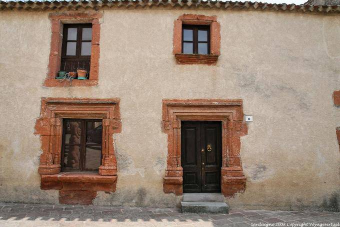 Fordongianus, Forum Traiani, la façade - Sardaigne