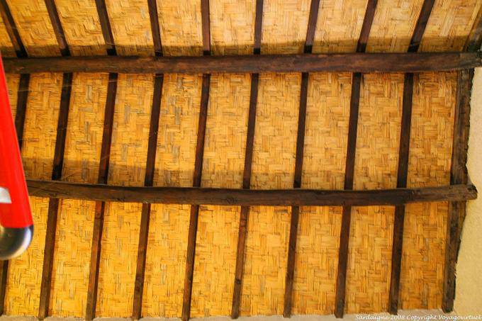 Fordongianus, Forum Traiani, un plafond typique - Sardaigne