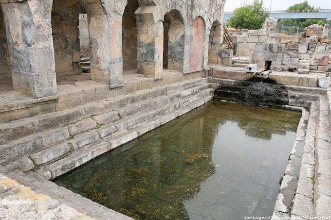 Fordongianus, la piscine des Thermes - Sardaigne