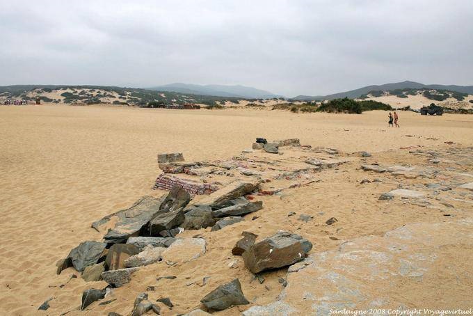 Ingurtosu, Spiaggia di Piscinas, ruines du port - Sardaigne