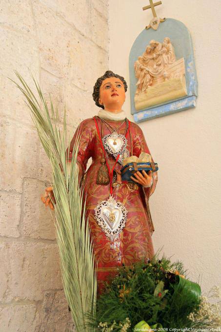 Monteleone Rocca Doria, chiesa San Stefano, sainte - Sardaigne