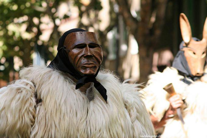 Nuoro, Festa del Redentore, sos Merdules Bezzos de Otzana, trismus - Sardaigne