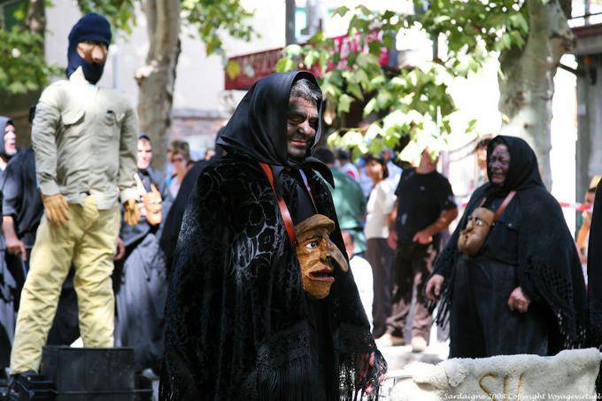 Nuoro, Festa del Redentore, su Harrasempre Lodinesu, nez crochu - Sardaigne