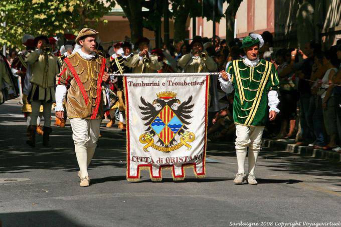 Nuoro, Festa del Redentore, tamburini e trombettieri Oristano - Sardaigne