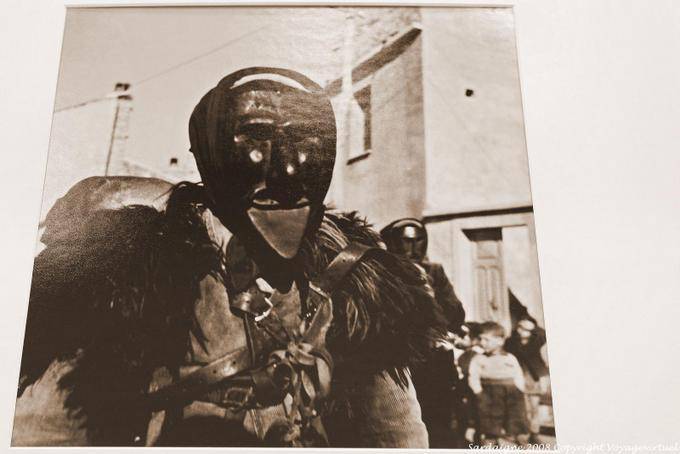 Nuoro Museum, masque Mamoiada - Sardaigne