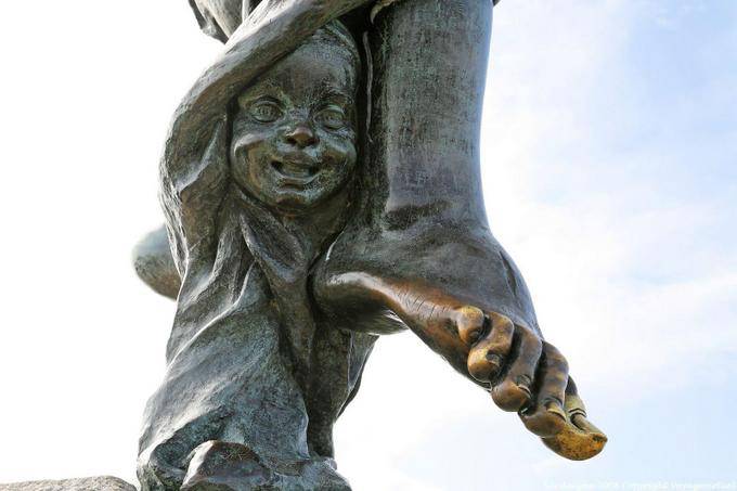 Nuoro, détail au pied du Redentore, Monte Ortobene - Sardaigne