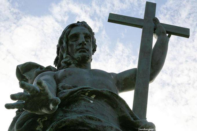 Nuoro, le Redentore en gros plan, Monte Ortobene - Sardaigne