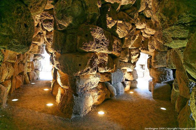 Nuraghe Santu Antine, dédale intérieur - Sardaigne