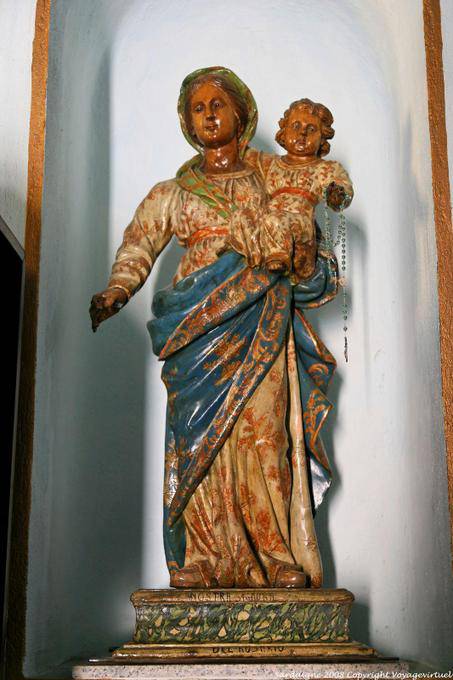 Olbia, San Paolo Apostolo, Vierge polychrome - Sardaigne