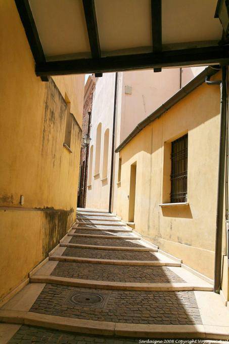 Oristano, via Duomo - Sardaigne