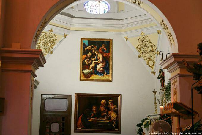 Orosei, Chiesa San Giacomo, tableaux intérieurs - Sardaigne