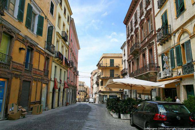 Sassari, le largo Felice Cavallotti - Sardaigne