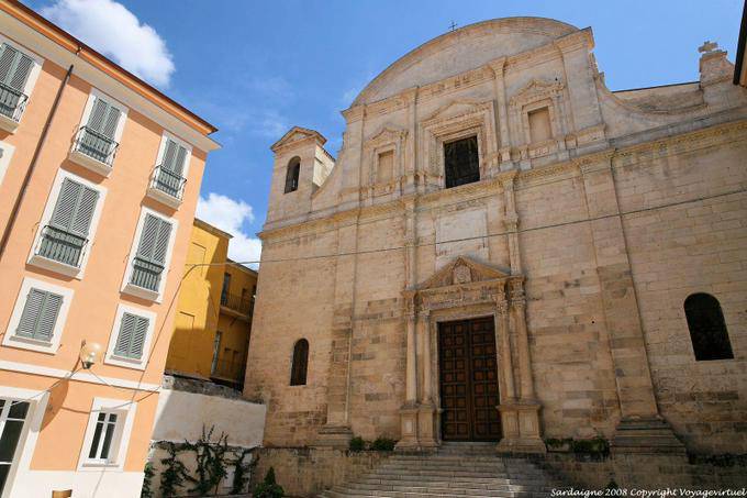 Sassari, une autre église dans la via Santa Catarina - Sardaigne