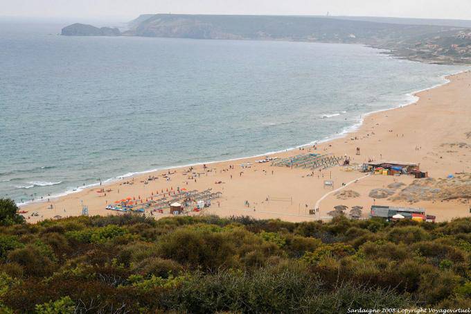La fameuse plage de Torre dei Corsari - Sardaigne
