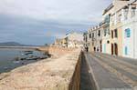 Remparts sur la mer, Alghero, bastion Christophe Colomb, Sardaigne.