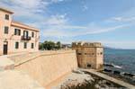 Alghero, bastioni Cristoforo Colombo, Torre San Giacomo, Sardaigne.