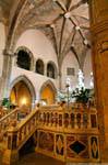 Alghero, Église San Francesco, côté de l'autel, Sardaigne.