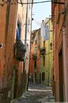 Bosa, vicolo della Scuda, Sardaigne.