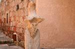 Fordongianus, sculpture sur pierre, Sardaigne.