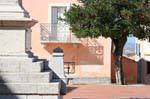 Luogosanto, piazza del Paese, Sardaigne.