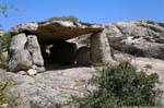 Luras, le dolmen Ciuledda, Sardaigne.