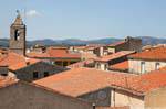 Luras, vue sur les toits, Sardaigne.