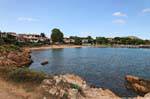 Porto San Paolo, la plage, Sardaigne.