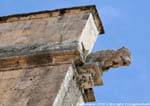 Sassari, Duomo San Nicola, une gargouille monstre sur un contrefort, Sardaigne.