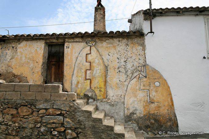 Orgosolo, murales improbables, V. Floris 1994 - Sardaigne